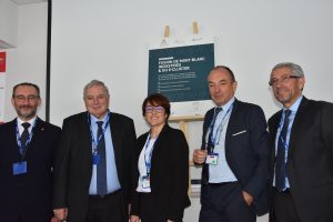 Signature de la fusion entre Mont-Blanc Industrie et le e-Cluster le 2 mars 2018 dans les locaux de Pfeiffer Vacuum à Annecy