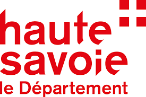 logo du département de la Haute-Savoie version rouge et blanc